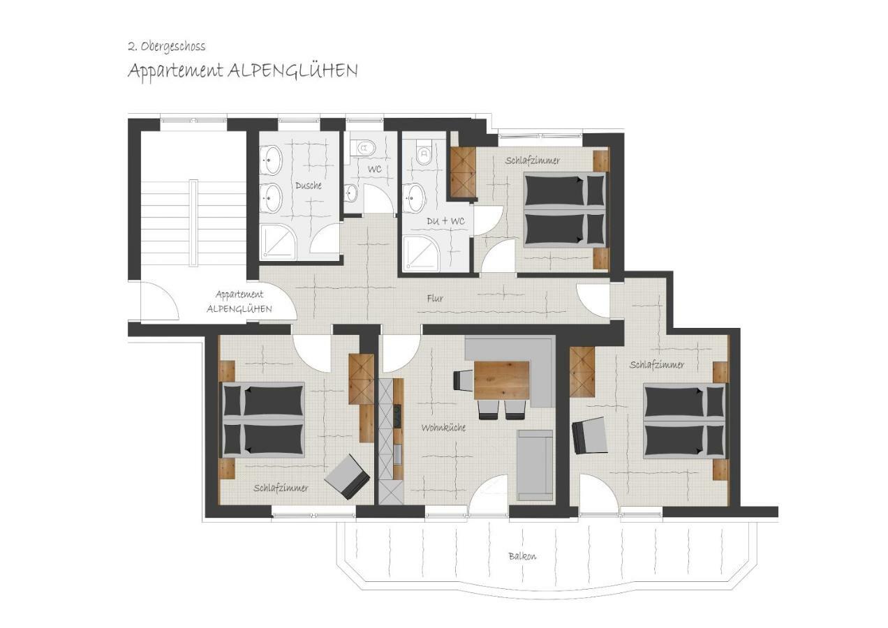 Appartement Ahornblick Schwendau Bagian luar foto